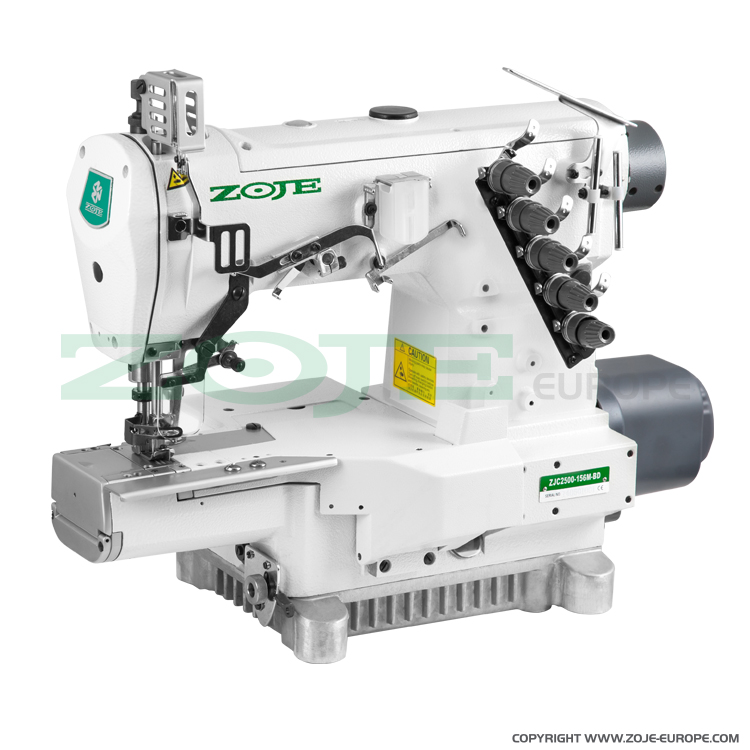 ZOJE ZJC2500-156M-BD - Interlok (kapówka) 3-igłowy o cylindrycznym łożu z wbudowanym silnikiem AC Servo i pozycjonowaniem igieł - główka - 1 Interlok (kapówka) 3-igłowy o cylindrycznym łożu z wbudowanym silnikiem AC Servo i pozycjonowaniem igieł - główka