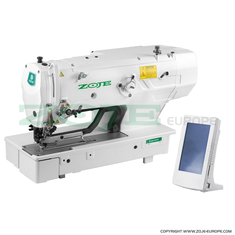 ZOJE ZJ5780BL SET - Dziurkarka elektroniczna bieliźniana, z klamrą do dziurek o długości do 120 mm - maszyna do szycia kompletna - 1 Dziurkarka elektroniczna bieliźniana, z klamrą do dziurek o długości do 120 mm - maszyna do szycia kompletna