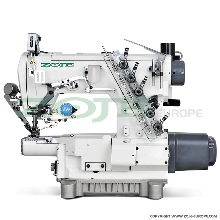ZOJE ZJS2500A-156M-BD-D3C - Interlok (kapówka) 3-igłowy o małym cylindrycznym łożu, z wbudowanym silnikiem AC Servo i pełną automatyką - główka - 1 Interlok (kapówka) 3-igłowy o małym cylindrycznym łożu, z wbudowanym silnikiem AC Servo i pełną automatyką - główka