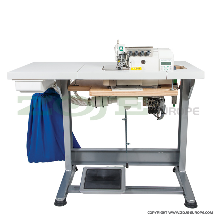 ZOJE ZJ933-38-PD3 SET - Owerlok automatyczny 5-nitkowy do lekkich i średnich materiałów, bezpośredni napęd igielnicy, wbudowany silnik AC Servo i skrzynka sterująca - kompletna - 1 Owerlok automatyczny 5-nitkowy do lekkich i średnich materiałów, bezpośredni napęd igielnicy, wbudowany silnik AC Servo i skrzynka sterująca - kompletna