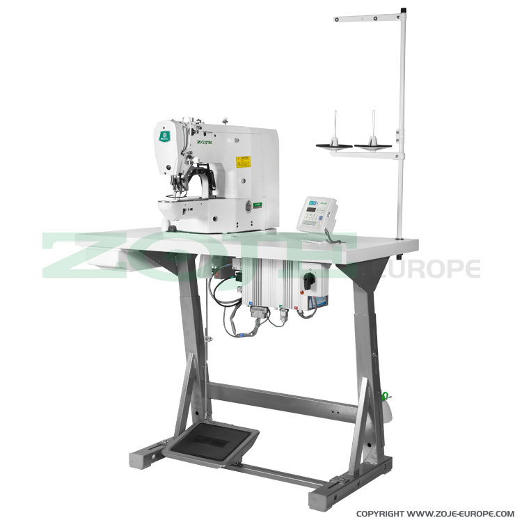 ZOJE ZJ1900DSS-C SET - Ryglówka elektroniczna do lekkich i średnich materiałów - maszyna do szycia kompletna - 1 Ryglówka elektroniczna do lekkich i średnich materiałów - maszyna do szycia kompletna