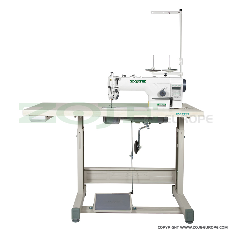 ZOJE ZJ9703AR-D4J/02 Z SET - Stebnówka automatyczna do lekkich i średnich materiałów, z wbudowanym silnikiem AC Servo i sterowaniem - maszyna kompletna - 1 Stebnówka automatyczna do lekkich i średnich materiałów, z wbudowanym silnikiem AC Servo i sterowaniem - maszyna kompletna