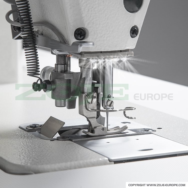 ZOJE ZJ5303AR-48-W-D2-02-PF SET - Stebnówka automatyczna z odkrawaczem, do lekkich i średnich materiałów, z wbudowanym silnikiem AC Servo - maszyna do szycia kompletna - 3 Stebnówka automatyczna z odkrawaczem, do lekkich i średnich materiałów, z wbudowanym silnikiem AC Servo - maszyna do szycia kompletna