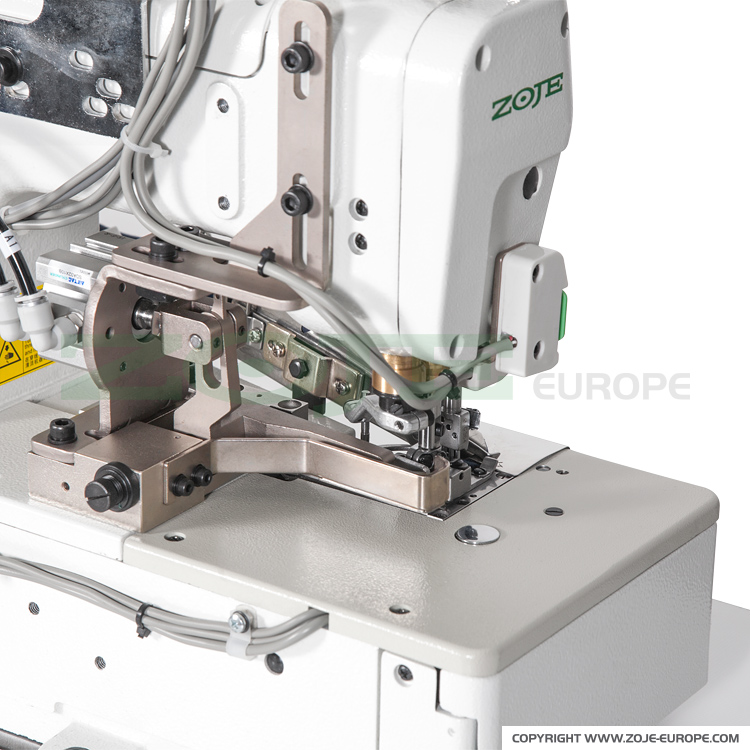 ZOJE ZJW562A-2-BD (6.4mm) + W500PTK SET - Interlok (kapówka) 3-igłowy do lamowania z automatyką obcinania lamówki W500PTK, o płaskim łożu z pozycjonowaniem igieł - maszyna do szycia kompletna - 5 Interlok (kapówka) 3-igłowy do lamowania z automatyką obcinania lamówki W500PTK, o płaskim łożu z pozycjonowaniem igieł - maszyna do szycia kompletna