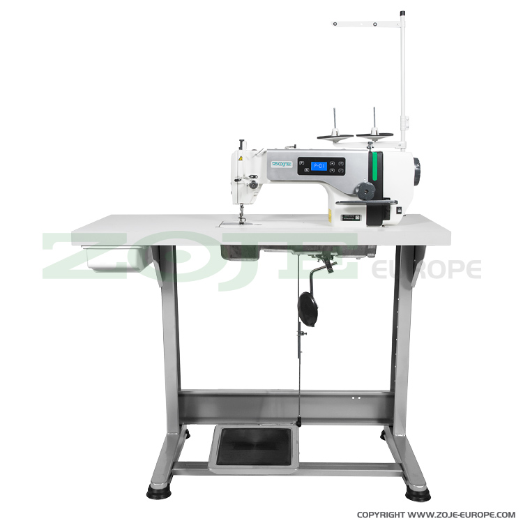 ZOJE A6000-5-G SET - Stebnówka 1-igłowa mechatroniczna do średnich i grubych materiałów - maszyna do szycia kompletna - 1 Stebnówka 1-igłowa mechatroniczna do średnich i grubych materiałów - maszyna do szycia kompletna
