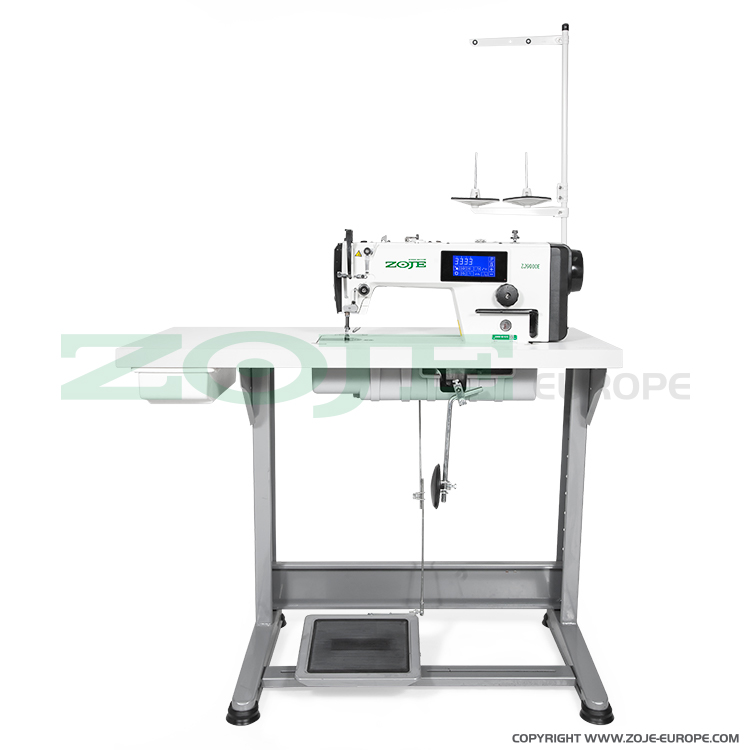 ZOJE ZJ9000E-D4S-02 SET - Stebnówka automatyczna do lekkich i średnich materiałów, z wbudowanym silnikiem AC Servo i sterowaniem - 1 Stebnówka automatyczna do lekkich i średnich materiałów, z wbudowanym silnikiem AC Servo i sterowaniem