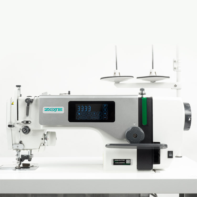 ZOJE A5300-D4-TP-02 SET - Stebnówka automatyczna z odkrawaczem, do lekkich i średnich materiałów, z wbudowanym silnikiem AC Servo i pozycjonowaniem igły - główka - 2 Stebnówka automatyczna z odkrawaczem, do lekkich i średnich materiałów, z wbudowanym silnikiem AC Servo i pozycjonowaniem igły - główka