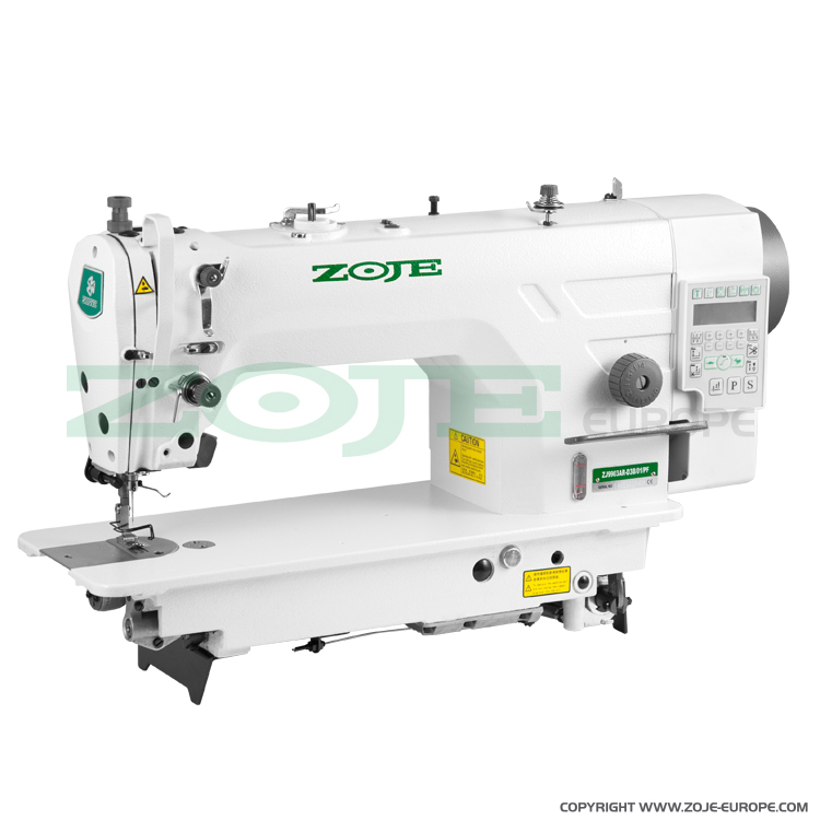 ZOJE ZJ9903AR-D3B/PF - Stebnówka automatyczna, transport igłowy, lekkie i średnie materiały, wbudowany silnik AC Servo i skrzynka sterująca, zamknięty obieg smarowania - główka - 1 Stebnówka automatyczna, transport igłowy, lekkie i średnie materiały, wbudowany silnik AC Servo i skrzynka sterująca, zamknięty obieg smarowania - główka
