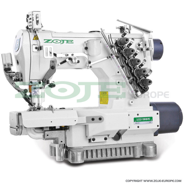 ZOJE ZJC2521-156M-BD-D3 - Interlok (kapówka) 3-igłowy o cylindrycznym łożu z elektromagnetycznym obcinaniem nici i wbudowanym silnikiem AC Servo - główka - 1 Interlok (kapówka) 3-igłowy o cylindrycznym łożu z elektromagnetycznym obcinaniem nici i wbudowanym silnikiem AC Servo - główka