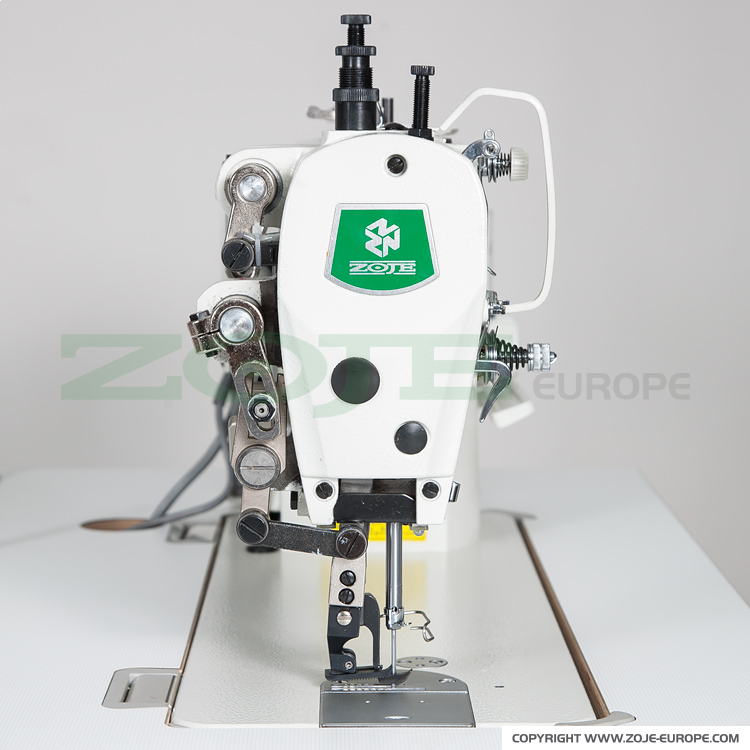 ZOJE ZJ0303L-3-CX-L-BD/02 SET - Stebnówka tapicerska i kaletnicza z wbudowanym silnikiem AC Servo i skrzynką sterującą, transportem dolnym i stopkowym, dużym chwytaczem - maszyna kompletna - 5 Stebnówka tapicerska i kaletnicza z wbudowanym silnikiem AC Servo i skrzynką sterującą, transportem dolnym i stopkowym, dużym chwytaczem - maszyna kompletna