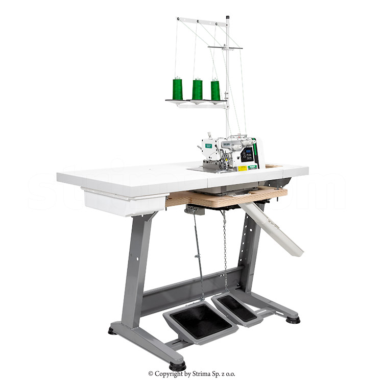 Owerlok 1-igłowy, 3-nitkowy (mereżka) do lekkich i średnich materiałów - maszyna do szycia kompletna