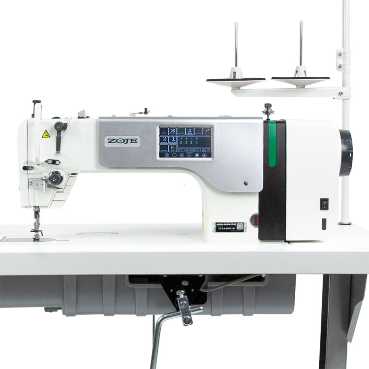 ZOJE A9200L-D4S-W-CP - Stebnówka automatyczna do lekkich i średnich materiałów, z wbudowanym silnikiem AC Servo i sterowaniem - główka - 1 Stebnówka automatyczna do lekkich i średnich materiałów, z wbudowanym silnikiem AC Servo i sterowaniem - główka