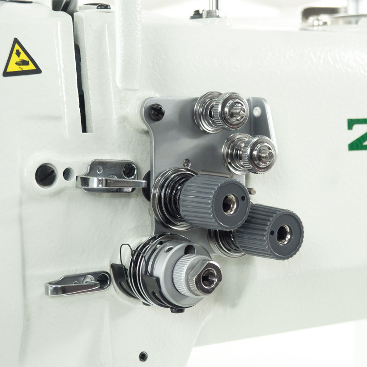 ZOJE ZJ8720A-BD SET - Stebnówka dwuigłowa do lekkich i średnich materiałów, duże chwytacze z wbudowanym silnikiem AC Servo - Pełny zestaw - 5 Stebnówka dwuigłowa do lekkich i średnich materiałów, duże chwytacze z wbudowanym silnikiem AC Servo - Pełny zestaw
