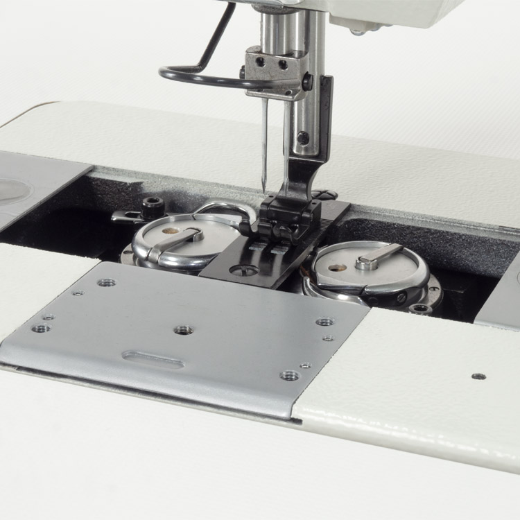 ZOJE ZJ8720A-BD SET - Stebnówka dwuigłowa do lekkich i średnich materiałów, duże chwytacze z wbudowanym silnikiem AC Servo - Pełny zestaw - 6 Stebnówka dwuigłowa do lekkich i średnich materiałów, duże chwytacze z wbudowanym silnikiem AC Servo - Pełny zestaw