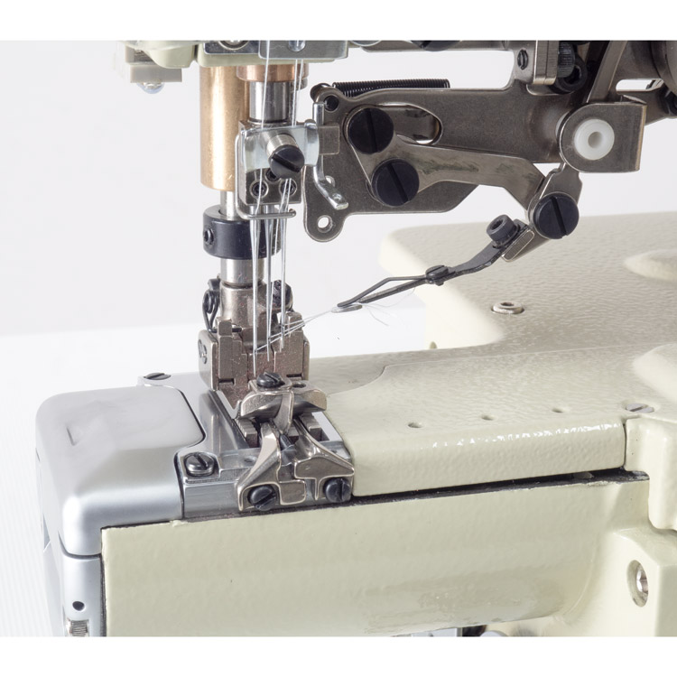 ZOJE ZJ-C720T-356-EWT-I SET - Interlok (kapówka) 3-igłowy o małym cylindrycznym łożu, z wbudowanym silnikiem AC Servo i pełną automatyką - maszyna kompletna - 3 Interlok (kapówka) 3-igłowy o małym cylindrycznym łożu, z wbudowanym silnikiem AC Servo i pełną automatyką - maszyna kompletna